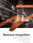 Revenue recognition. Resource guide for private equity and their portfolio companies. plantemoran.com