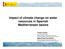Impact of climate change on water resources in Spanish Mediterranean basins