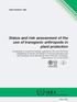 IAEA-TECDOC-1483 Status and risk assessment of the use of transgenic arthropods in plant protection