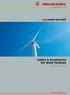 Cables & Accessories for Wind Turbines 2013 /