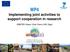 WP4 Implementing joint activities to support cooperation in research DEMETER, Greece / Cirad, France / ARC, Egypt