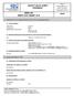 SAFETY DATA SHEET Revised edition no : 0 SDS/MSDS Date : 7 / 8 / 2012