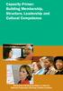 Capacity Primer: Building Membership, Structure, Leadership and Cultural Competence