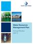 Water Resources Management Plan. Annual Review (2017)
