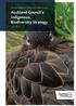 Auckland Council s Indigenous Biodiversity Strategy