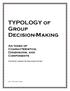 TYPOLOGY of Group Decision-Making