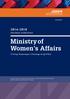 Ministry of Women s Affairs