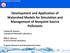 Development and Application of Watershed Models for Simulation and Management of Nonpoint Source. Pollutants