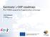 Germany s CHP roadmap: The CODE2 project for Cogeneration in Europe