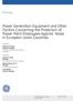 Power Generation Equipment and Other Factors Concerning the Protection of Power Plant Employees Against Noise in European Union Countries