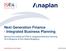 Next Generation Finance - Integrated Business Planning