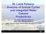 St. Lucie Estuary: Analysis of Annual Cycles and Integrated Water Column Productivity