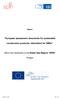 European assessment documents for sustainable. construction products: Information for SMEs within the framework of the Baltic Sea Region SPIN