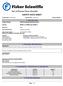 SAFETY DATA SHEET. Creation Date 22-Sep-2009 Revision Date 10-Apr-2014 Revision Number Identification