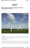Managing and Mitigating Wind Farm Operational Risks