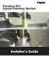 Paraflex 531 Liquid Flashing System. Installer s Guide