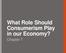 What Role Should Consumerism Play in our Economy? Chapter 7