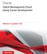 Oracle. Talent Management Cloud Using Career Development. Release 13 (update 17D)