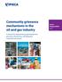 Community grievance mechanisms in the oil and gas industry