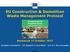 EU Construction & Demolition Waste Management Protocol Bucharest 17 October 2017