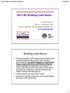 2012 IBC Building Code Basics