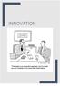THE IMPORTANCE OF TECHNOLOGICAL INNOVATION