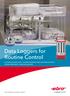 Data Loggers for Routine Control. CSSD Medical Hygiene Control