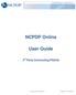 NCPDP Online. User Guide. 3 rd Party Contracting/PSAOs