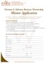 Herman A. Johnson Business Mentorship Mentor Application