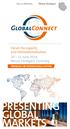 Forum for exports and internationalisation June 2018 Messe Stuttgart, Germany. Program For International Visitors