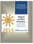 [Report on ZELS activities] [Contribution to the European Commission Progress Report on the Republic of Macedonia]