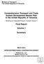 Comprehensive Transport and Trade System Development Master Plan in the United Republic of Tanzania. Final Report. Volume 1.