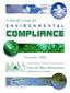 COMPLIANCE E N V I R O N M E N T A L. A Handy Guide for. November Center for Waste Minimization