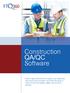 Construction QA/QC Software