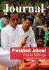 The Field Travel. President Jokowi. Visit to Mamuju West Sulawesi, 6 November 2014