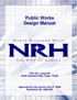 Public Works Design Manual