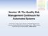 Session 12: The Quality Risk Management Continuum for Automated Systems