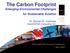 The Carbon Footprint Emerging Environmental Challenges for Sustainable Aviation