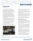 GRUNDFOS WHITE PAPER. Although a baseplate is designed to be a. FOUNDATIONS by Greg Towsley DESIGN RECOMMENDATIONS