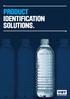PRODUCT IDENTIFICATION SOLUTIONS.