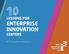 LESSONS FOR ENTERPRISE INNOVATION CENTERS. NTT Innovation Institute, Inc.