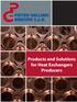 Products and Solutions for Heat Exchangers Producers