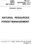 NATURAL RESOURCES FOREST MANAGEMENT