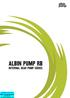 since 1928 ALBIN PUMP RB INTERNAL GEAR PUMP SERIES since 1928