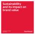 Sustainability and its impact on brand value