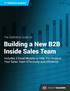 Contents. Building a New B2B Inside Sales Team // 2