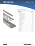 T&B Cable Tray. Metallic Steel. Table of Contents
