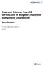 Pearson Edexcel Level 2 Certificate in Polymer/Polymer Composite Operations