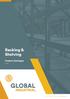 Racking & Shelving. Product Catalogue GLOBALIND.COM.AU