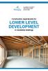 PLANNING, PROPERTY AND DEVELOPMENT DEPARTMENT. Construction requirements for LOWER LEVEL DEVELOPMENT. in residential dwellings